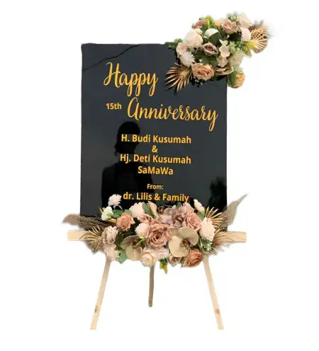 Papan Bunga Akrilik Semerak