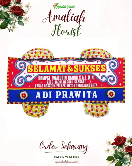 Papan Bunga Ucapan Selamat Semerak